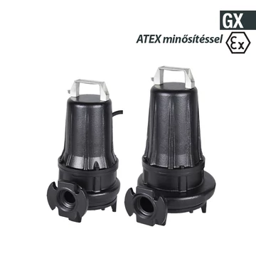 GX-EX 50-2/090 T 400V | DRENO Vágószerkezetes szivattyú [darálós merülő szivattyú]