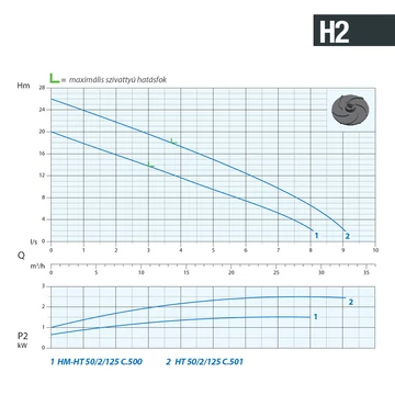 HM 50/2/125 C.500 230V