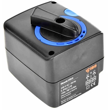 IBO STER-D keverőszelep mozgató motor 230V 120s 6 Nm