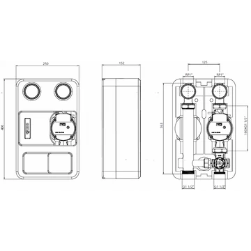 IBO GP PRO BO + Magi 2 25-60/180 | IBO Szivattyúcsoport [energiatakarékos, 