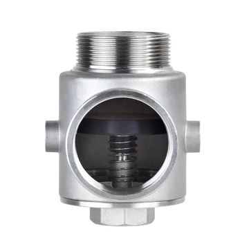 T idom visszacsapó szeleppel, inverteres csatlakozáshoz