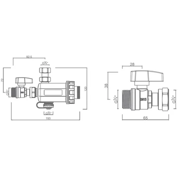 Mágneses szűrő IBF-05 3/4
