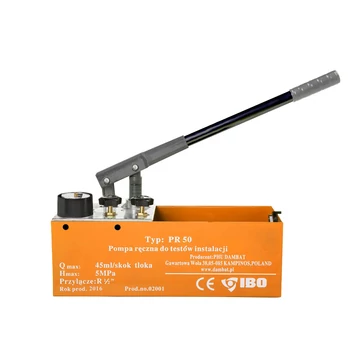 PR-50 Nyomáspróba pumpa | IBO Speciális szivattyú [kézi dugattyús szivattyú, hidraulikus szivattyú nyomástesztekhez]