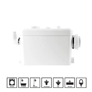 SANIBO B WC átemelő szivattyú | IBO Szaniter szivattyú [WC, fürdőszoba és konyha]