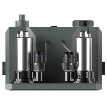 IBO Sanbox 2x1500 2 szivattyús szennyvíz átemelő telep 13m 500l 1,5kW 230V