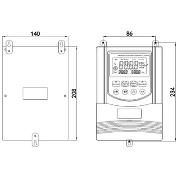 IBOPRESS 30 [400V] Elektronikus nyomáskapcsoló | IBO Vezérlő [három fázisú szivattyúkhoz]