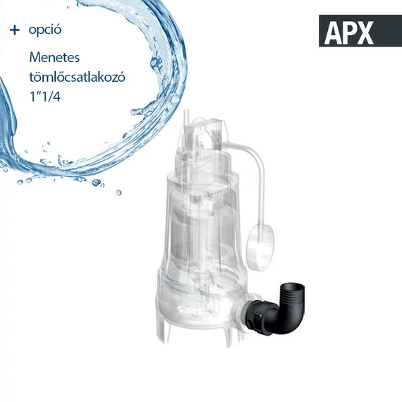 APX 32-2/090 M  230V | DRENO Merülő szivattyú kétcsatornás járókerékkel