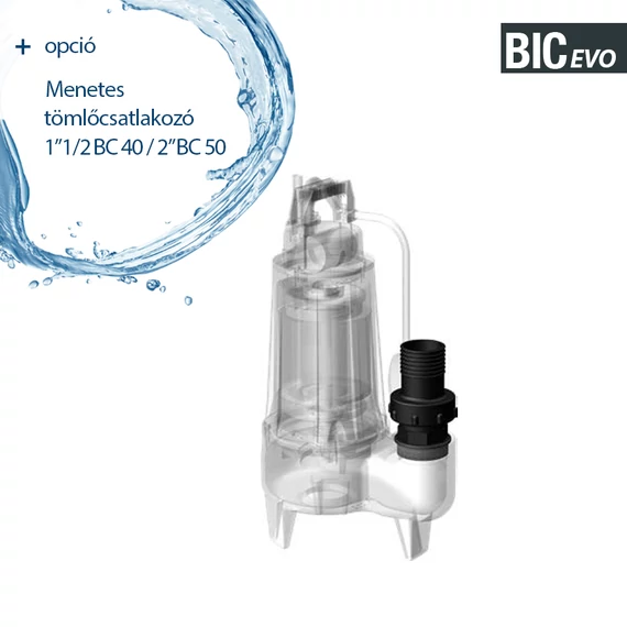 BIC EVO 40-2/056 M 230V | DRENO Merülő szivattyú kétcsatornás járókerékkel