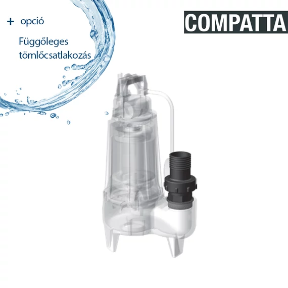 COMPATTA 1 M 230V | DRENO Merülő szivattyú Vortex járókerékkel