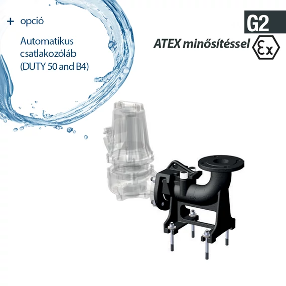 GT-EX 50/2/173 C.175 400V | DRENO Vágószerkezetes szivattyú [darálós merülő szivattyú]