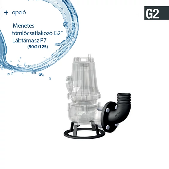 GM 50/2/125 C.160 230V | DRENO Vágószerkezetes szivattyú [darálós merülő szivattyú]