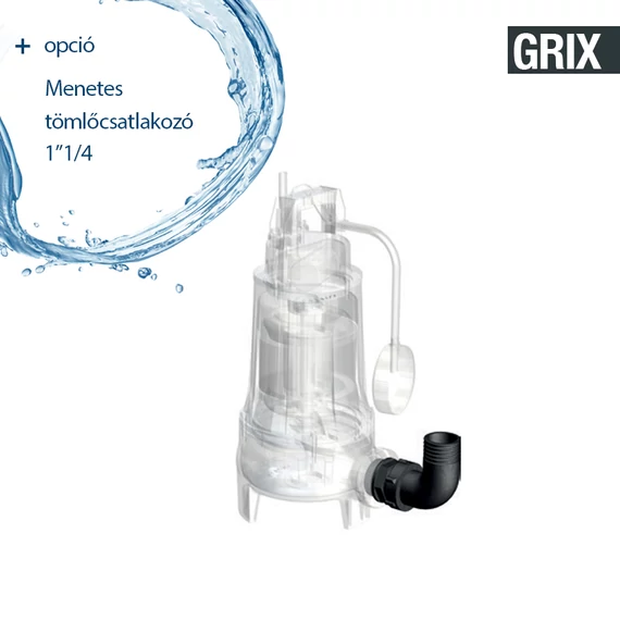 GRIX 32-2/140 M/G 230V | DRENO Vágószerkezetes szivattyú [darálós merülő szivattyú]