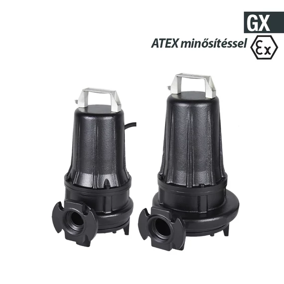 GX-EX 50-2/090 M 230V | DRENO Vágószerkezetes szivattyú [darálós merülő szivattyú]