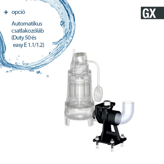GX 50-2/150 M/G 230V | DRENO Vágószerkezetes szivattyú [darálós merülő szivattyú]