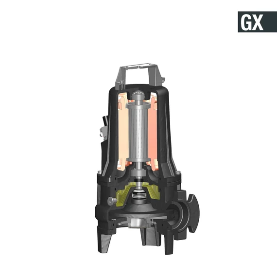GX 50-2/150 M/G 230V | DRENO Vágószerkezetes szivattyú [darálós merülő szivattyú]