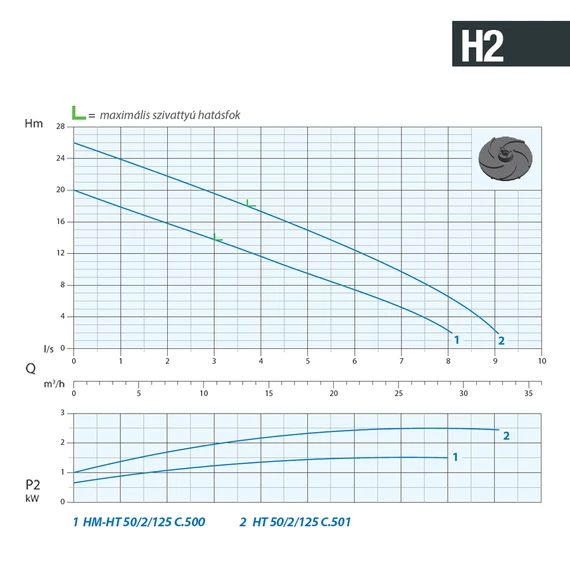 HM 50/2/125 C.500 230V