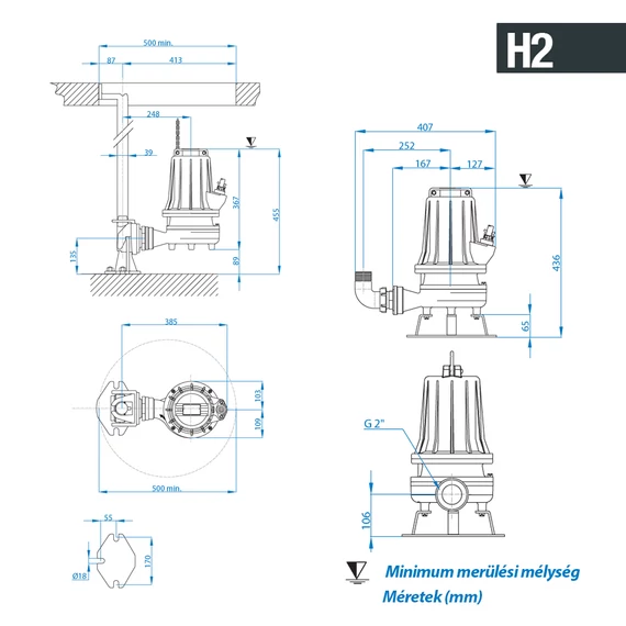HM 50/2/125 C.500 230V
