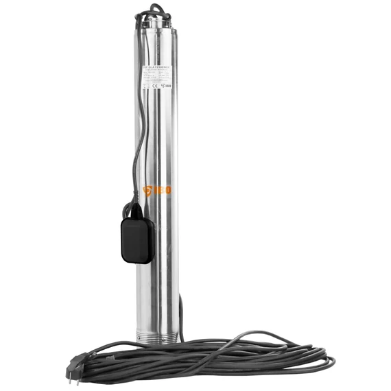 IBO OLA 70/100 INOX | 71m 100l 230V 1.10kW | IBO 6 col Ásott kút szivattyú külső vezérlődobozzal