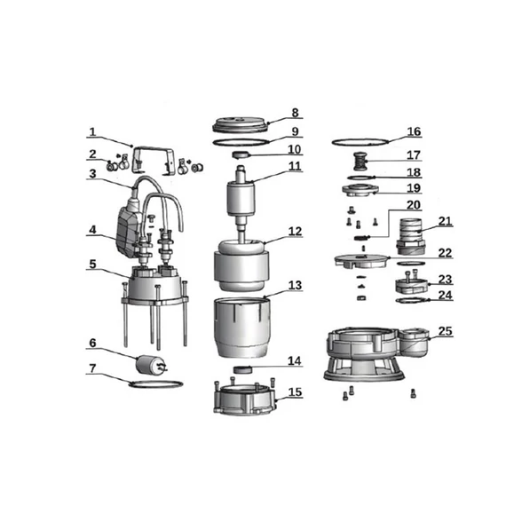 MAGNUM 4500 | IBO Merülő szivattyú [szennyvíz szivattyúzására]