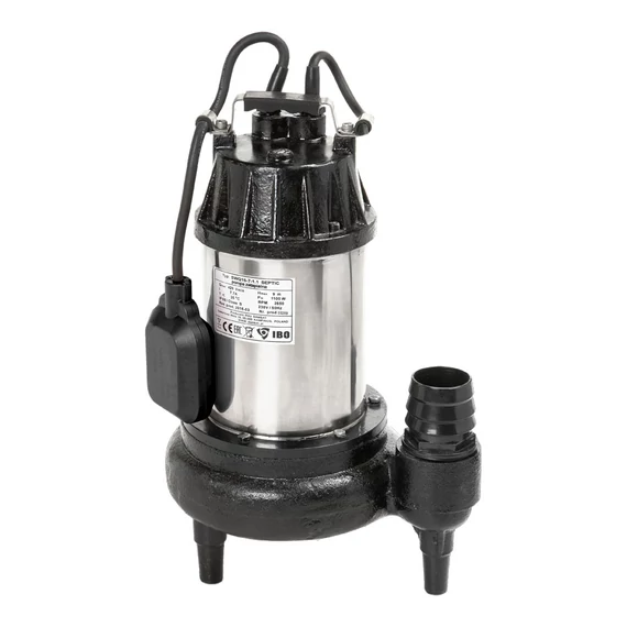 SWQ SEPTIC | IBO Merülő szivattyú [Vortex járókerékkel szennyvíz, szennyezett víz szivattyúzására]