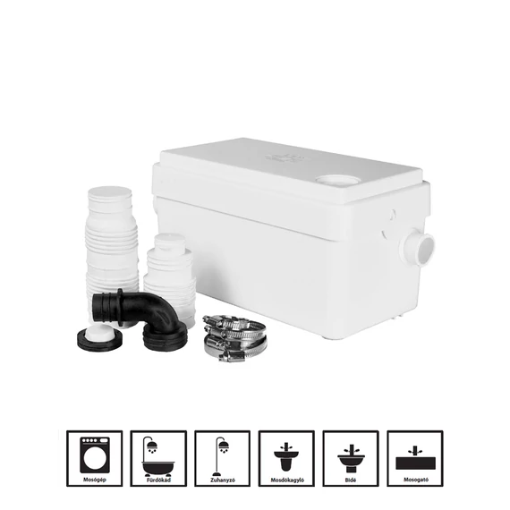 AQUASAN MINI átemelő szivattyú | IBO Szaniter szivattyú [fürdőszoba és konyha]