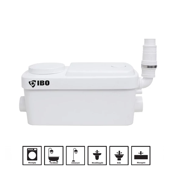SANIBO MINI átemelő szivattyú | IBO Szaniter szivattyú [fürdőszoba és konyha]