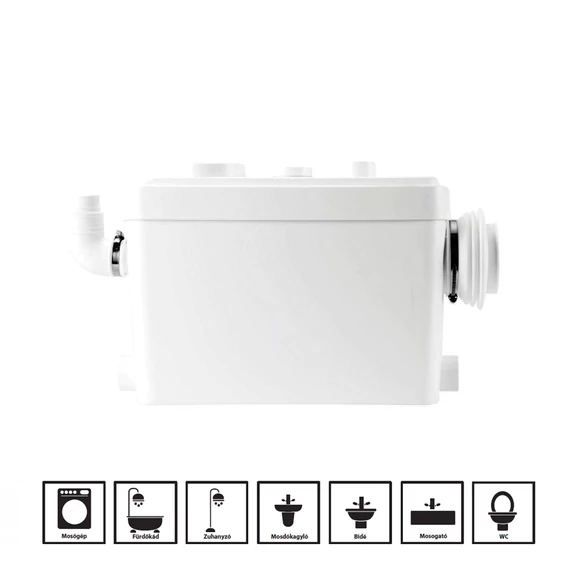 SANIBO B WC átemelő szivattyú | IBO Szaniter szivattyú [WC, fürdőszoba és konyha]