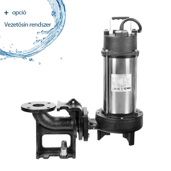 KRAKEN 1800 DF 400V | IBO Vágószerkezetes szivattyú [merülő szivattyú szennyvíz szivattyúzására, víztelenítésre]