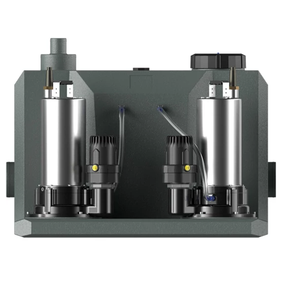 IBO Sanbox (Z) 2x750 2 szivattyús szennyvíz átemelő telep 16m 300l 0,75kW 230V