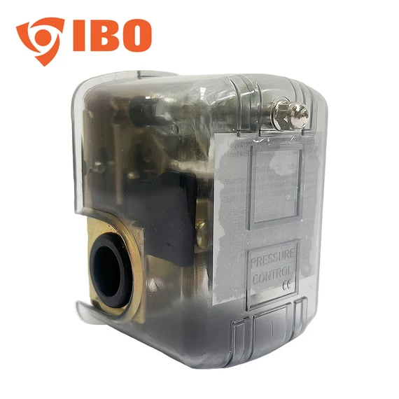 PC-SK/2 BM Nyomáskapcsoló átlátszó | IBO Vezérlő [egyfázisú motorokhoz, szivattyúkhoz]
