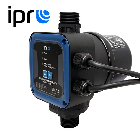 WATER-PASS 2 Szivattyú vezérlő vízütés elleni védelemmel | iPRO Vezérlő [áramlás kapcsoló]