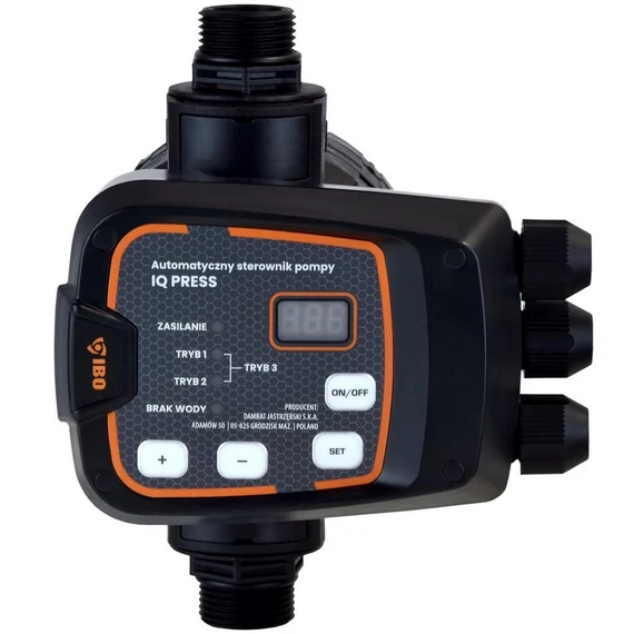 IBO iQ PRESS Intelligens szivattyúvezérlő | IBO Vezérlő [intelligens nyomáskapcsoló egyfázisú szivattyúkhoz]